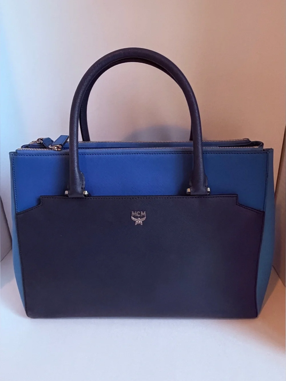 MCM Safiano office satchel- Large